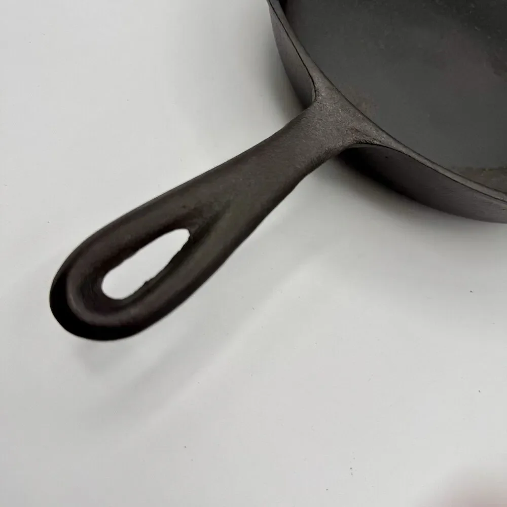 BSR Red Mountain Cast Iron Skillet #5 Restored Seasoned Sits Flat